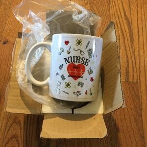 NIB Nurses themed coffee mug great gift idea